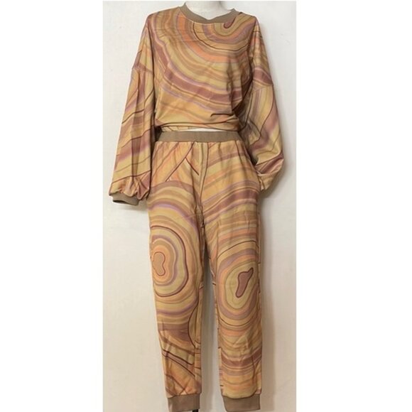 NEW RHODE 2 PC SET MIKEY TOP & HARVEY PANTS IN MALACHITE NEUTRAL SIZE M - Picture 1 of 13